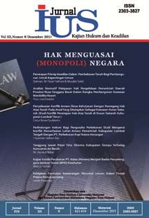 					View Vol. 3 No. 3 (2015): HAK MENGUASAI (Monopoli) NEGARA
				